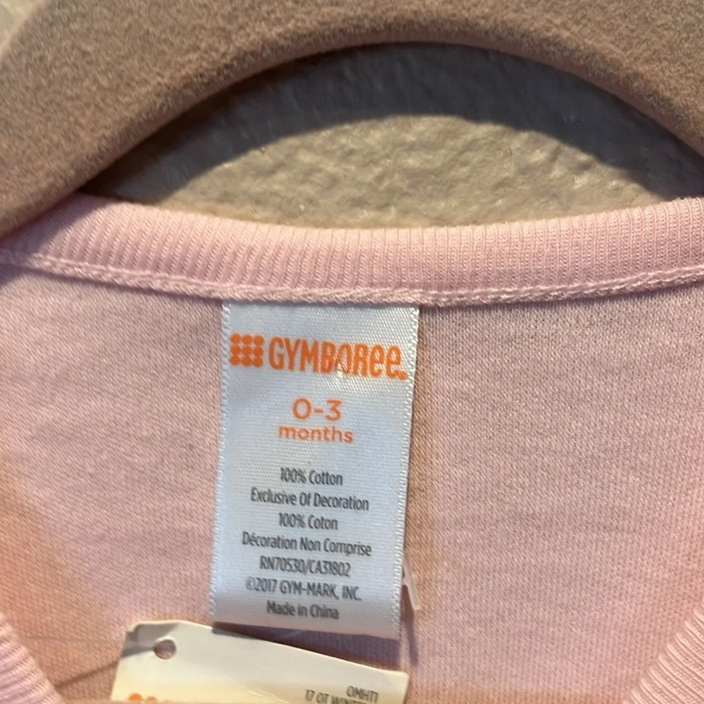 New Gymboree Baby Girls Shine Like The Stars Embroidered Bodysuit 0-3 Months NWT